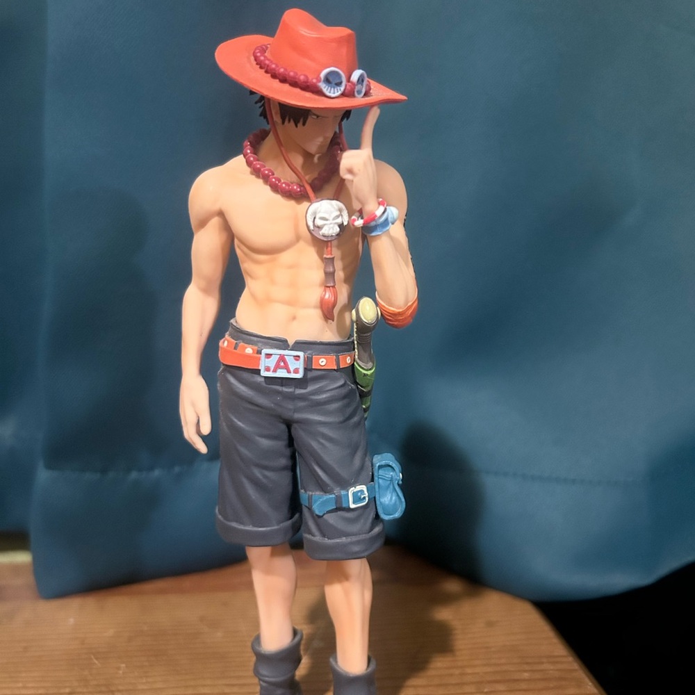 Portgas D.Ace anime figure imported and made in Japan but bought at BoxLunch